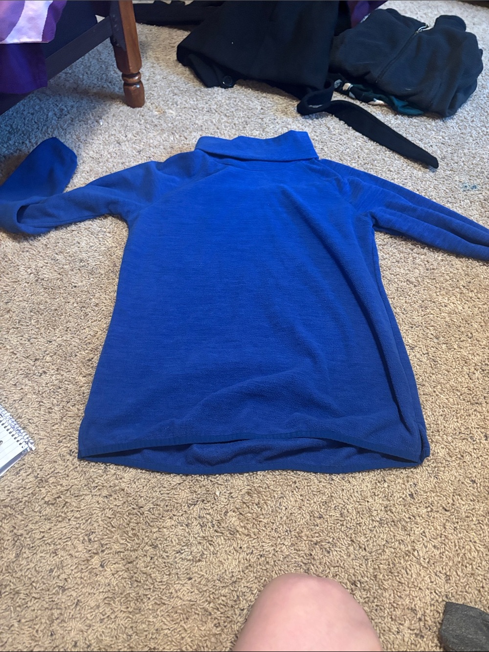 tek gear Royal Blue Long Sleeve Pullover Top